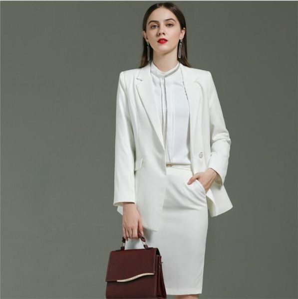 office ladies novelty white formal styles blazers 2 piece set skirt and jackets coat for women autumn winter interview set
office ladies novelty white formal styles blazers 2 piece set skirt and jackets coat for women autumn winter interview set