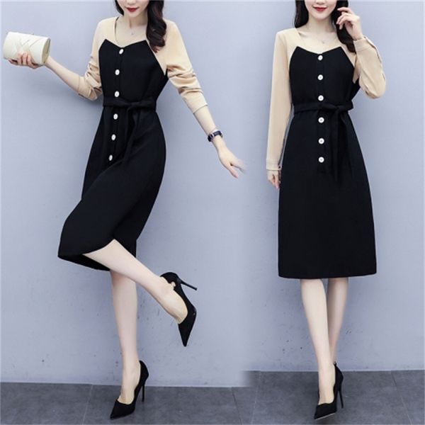 plus size 5xl for the ladies of amendment dresses korean ol contrast dressed in ukienki retailers eehe, Black;gray
plus size 5xl for the ladies of amendment dresses korean ol contrast dressed in ukienki retailers eehe, Black;gray