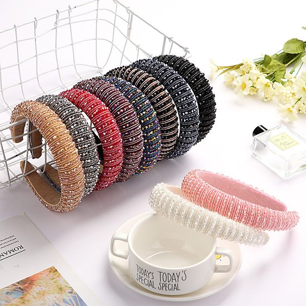 full crystal hair sticks women girl luxury shiny padded diamond headband fashion hair accessories beads rhinestone hair bands, Silver
full crystal hair sticks women girl luxury shiny padded diamond headband fashion hair accessories beads rhinestone hair bands, Silver