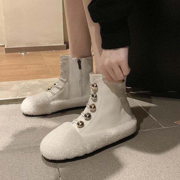 ozhouzhan burst leather laser lambs wool mao xie plus velvet bootie boots flat shoes girl shoes fashion lady -40, Black
ozhouzhan burst leather laser lambs wool mao xie plus velvet bootie boots flat shoes girl shoes fashion lady -40, Black