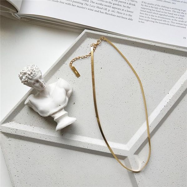 pendant necklaces 925 sterling silver geometric square flower necklace for women collier oval mirror choker femme kolye collares