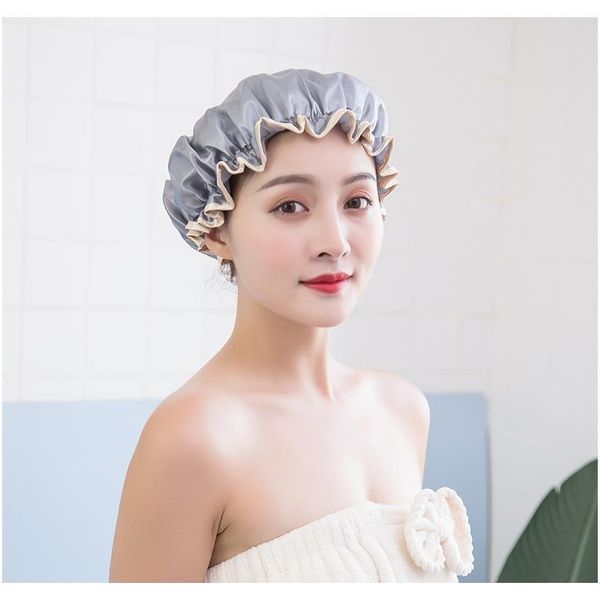household double layer waterproof shower cap peva thickened women's shampoo bath household double layer at low prices f sqcplx
household double layer waterproof shower cap peva thickened women's shampoo bath household double layer at low prices f sqcplx
