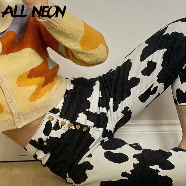 allneon y2k aesthetics cow pattern moms jeans indie steetwear 90s high waist straight pants vintage 90s egirl demin trousers, White
allneon y2k aesthetics cow pattern moms jeans indie steetwear 90s high waist straight pants vintage 90s egirl demin trousers, White