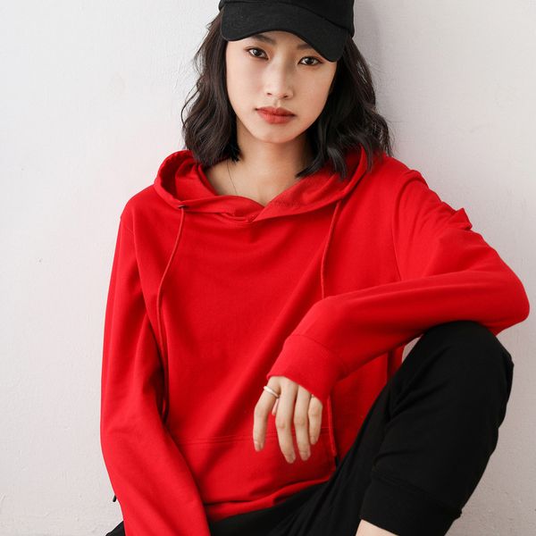 sweatshirt women spring and autumn thin new hooded pullover loose casual sports jacket black 201006
sweatshirt women spring and autumn thin new hooded pullover loose casual sports jacket black 201006