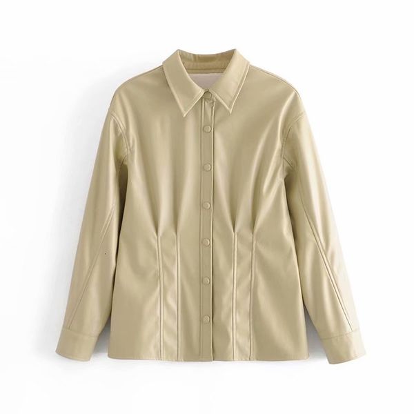 2021 new elegante fino jaqueta de couro do falso moda senhoras turn down collar casacos streetwear feminino boto casaco meninas chique sjlf, Black
2021 new elegante fino jaqueta de couro do falso moda senhoras turn down collar casacos streetwear feminino boto casaco meninas chique sjlf, Black