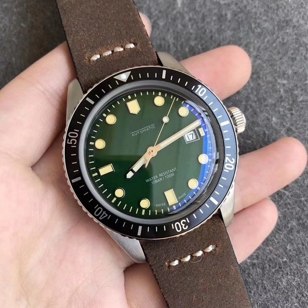 42mm men vintage wristwatch divers sixty-five waterproof 2824 automatic mechanical movement mens watch father gift, Slivery;brown
42mm men vintage wristwatch divers sixty-five waterproof 2824 automatic mechanical movement mens watch father gift, Slivery;brown