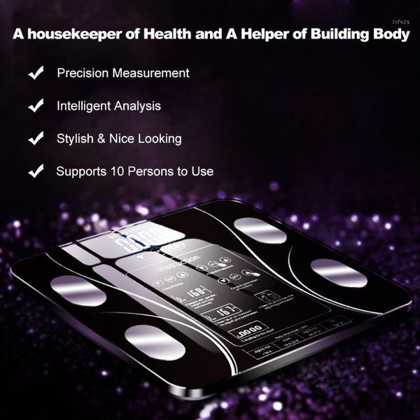 bathroom & kitchen scales weight scale body fat floor scientific smart electronic led digital balance bmi water mass health analyzer1
bathroom & kitchen scales weight scale body fat floor scientific smart electronic led digital balance bmi water mass health analyzer1