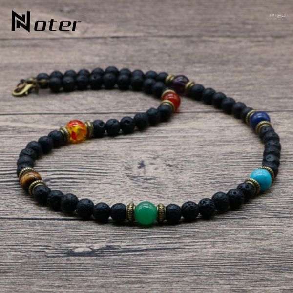 chokers noter 2021 chakra necklace men natural lava stone tribal spiritual punk choker present for husband1, Golden;silver
chokers noter 2021 chakra necklace men natural lava stone tribal spiritual punk choker present for husband1, Golden;silver