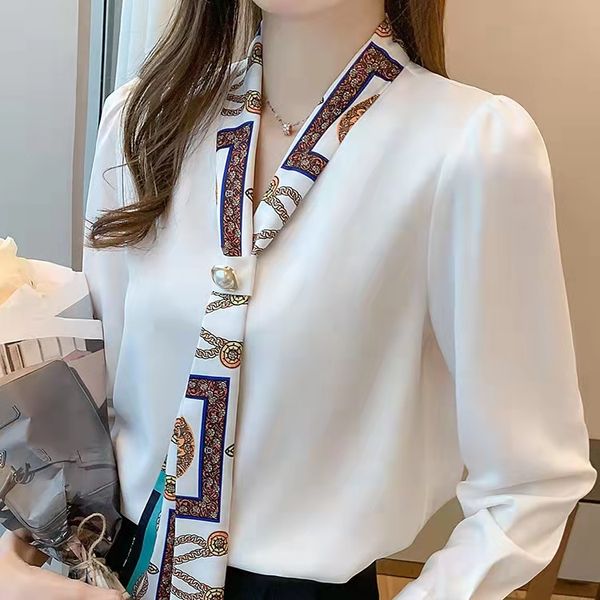 t shirts contrast v-neck shirt women's spring dress design simple lazy style chic long sleeved casual shirt, White
t shirts contrast v-neck shirt women's spring dress design simple lazy style chic long sleeved casual shirt, White
