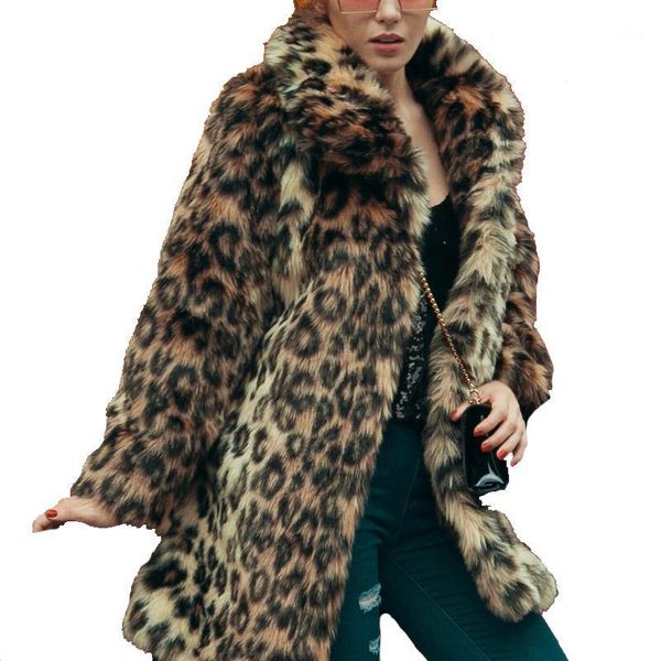 leopard faux fur coat women autumn winter fluffy thicken warm long overcoat outerwear turndown collar fake fur coats female1, Black
leopard faux fur coat women autumn winter fluffy thicken warm long overcoat outerwear turndown collar fake fur coats female1, Black
