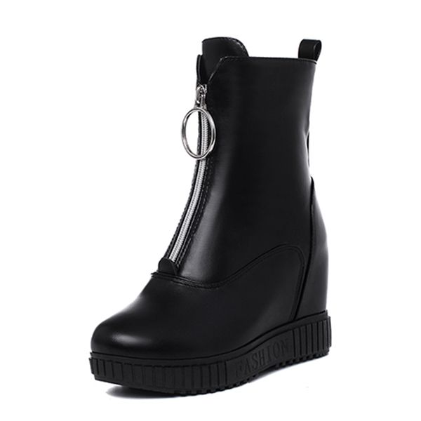 2021 новая комфортабельная вечеринка в стиле круглые головки mid-calf fashion platform на молнии высокие каблуки увеличение верховых ботинок, Black
2021 новая комфортабельная вечеринка в стиле круглые головки mid-calf fashion platform на молнии высокие каблуки увеличение верховых ботинок, Black