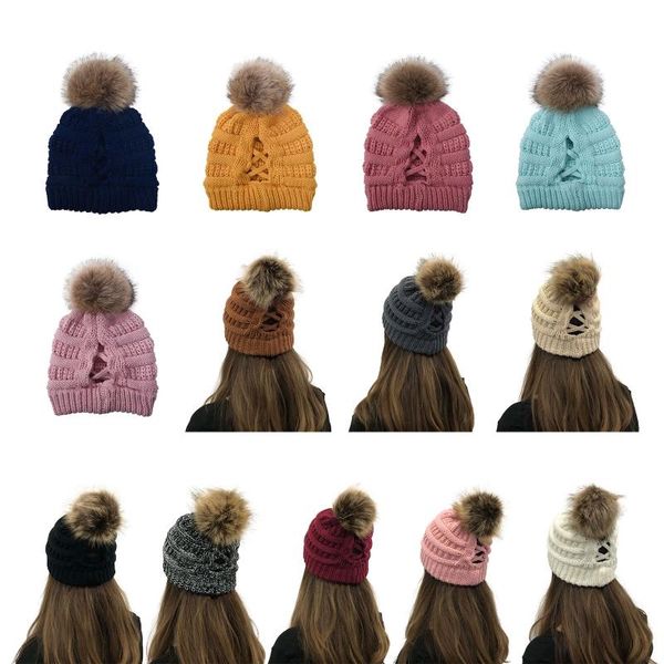 women winter chunky knit beanie hat with removable pom pom hollow criss cross messy bun high stretch skull cap, Blue;gray
women winter chunky knit beanie hat with removable pom pom hollow criss cross messy bun high stretch skull cap, Blue;gray