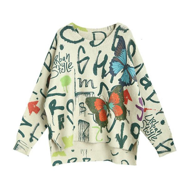 autumn winter vintage printing kintted sweater o-neck women casual loose jumper lady long sleeve knit basic slit female pullover
autumn winter vintage printing kintted sweater o-neck women casual loose jumper lady long sleeve knit basic slit female pullover