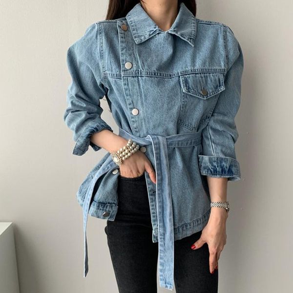 women's jackets vintage turn-down collar side buttons women denim jacket pocket lace up female outwear 2021 spring summer streetwear, Black;brown
women's jackets vintage turn-down collar side buttons women denim jacket pocket lace up female outwear 2021 spring summer streetwear, Black;brown