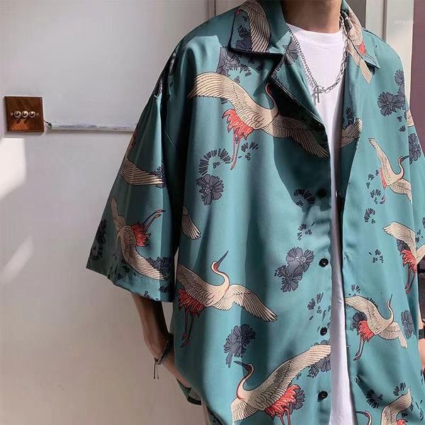 summer print shirt mens fashion summer hawaiian shirts short sleeve casual shirts beach loose plus size1, White;black
summer print shirt mens fashion summer hawaiian shirts short sleeve casual shirts beach loose plus size1, White;black