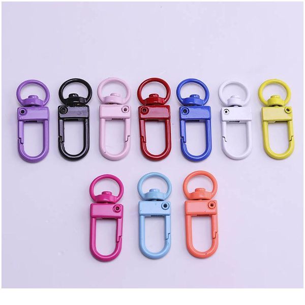 10pcs color paint baking keychains key chain key ring spring buckle 8 word buckle shrimp buckle bag jewelry acc jllseg
10pcs color paint baking keychains key chain key ring spring buckle 8 word buckle shrimp buckle bag jewelry acc jllseg