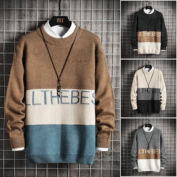 2021 new korean casual sweater men's autumn and winter student youth high neck knitting handsome stitching1, White;black
2021 new korean casual sweater men's autumn and winter student youth high neck knitting handsome stitching1, White;black
