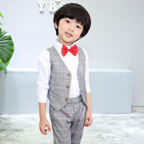 clothing sets 2021 spring style boy's set korean-style small suit three-piece l8.2, White
clothing sets 2021 spring style boy's set korean-style small suit three-piece l8.2, White