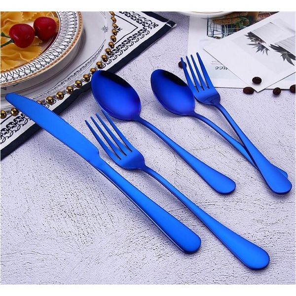 colorful 5 pcs/set flatware set tableware cutlery fork knife spoon teaspoon kitchen accessories for wedding home parties
colorful 5 pcs/set flatware set tableware cutlery fork knife spoon teaspoon kitchen accessories for wedding home parties