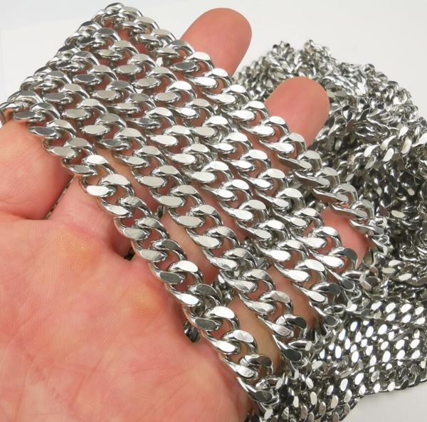 3meter lot stainless steel huge heavy 8*11mm *2.3mm curb link chain jewelry findings chain diy marking, Silver
3meter lot stainless steel huge heavy 8*11mm *2.3mm curb link chain jewelry findings chain diy marking, Silver