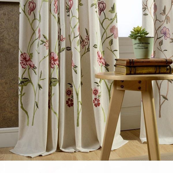 curtains modern rural american style country cotton linen embroidered curtains for living room bedroom
curtains modern rural american style country cotton linen embroidered curtains for living room bedroom