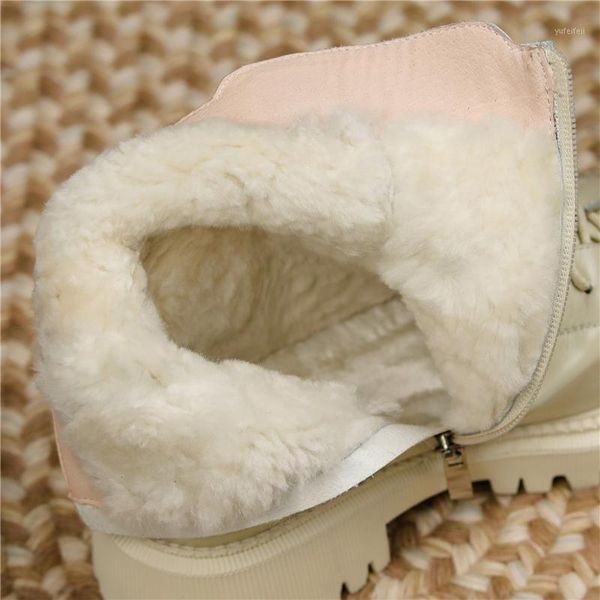 drestrive women snow boots wool round toe buckle non slip lace up platform cow leather winter shoes woman ankle boots black1, Black
drestrive women snow boots wool round toe buckle non slip lace up platform cow leather winter shoes woman ankle boots black1, Black