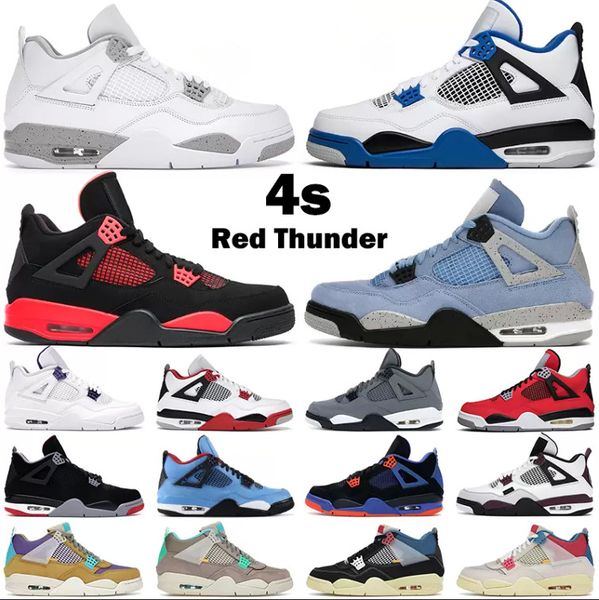 2022 men women basketball shoes jumpman 4s 4 red thunder desert moss cool grey university blue white oreo black cat bred mens trainers sport
2022 men women basketball shoes jumpman 4s 4 red thunder desert moss cool grey university blue white oreo black cat bred mens trainers sport