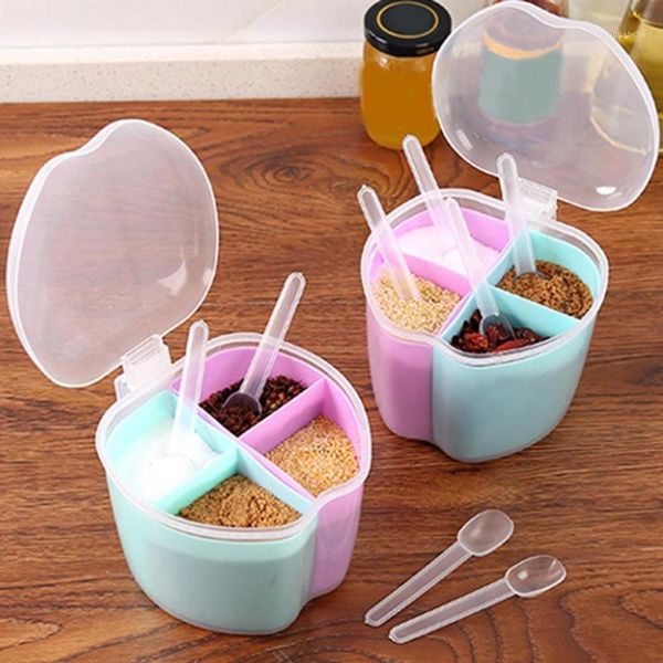 3/4 grids plastic seasoning jar design storage bottle salt spice storage box holder home kitchen organizer 20201
3/4 grids plastic seasoning jar design storage bottle salt spice storage box holder home kitchen organizer 20201