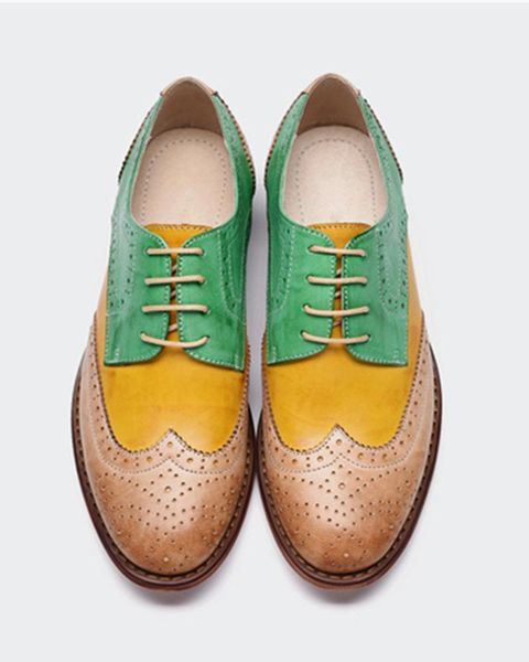 casual pu leather footwear contrast color spring autumn lace up contrast color perforated lace-up oxfords, Black
casual pu leather footwear contrast color spring autumn lace up contrast color perforated lace-up oxfords, Black