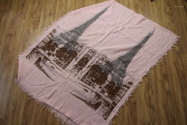 wire cotton women's long scarf pink tower pattern fashion accessories autumn thin section shawl1, Blue;gray
wire cotton women's long scarf pink tower pattern fashion accessories autumn thin section shawl1, Blue;gray