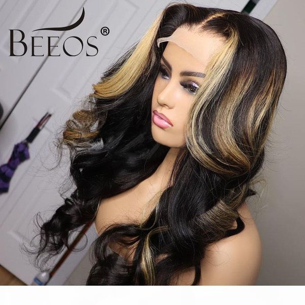 beeos ombre colored wavy pre plucked with baby hair bleached knots brazilian remy hair, Black
beeos ombre colored wavy pre plucked with baby hair bleached knots brazilian remy hair, Black