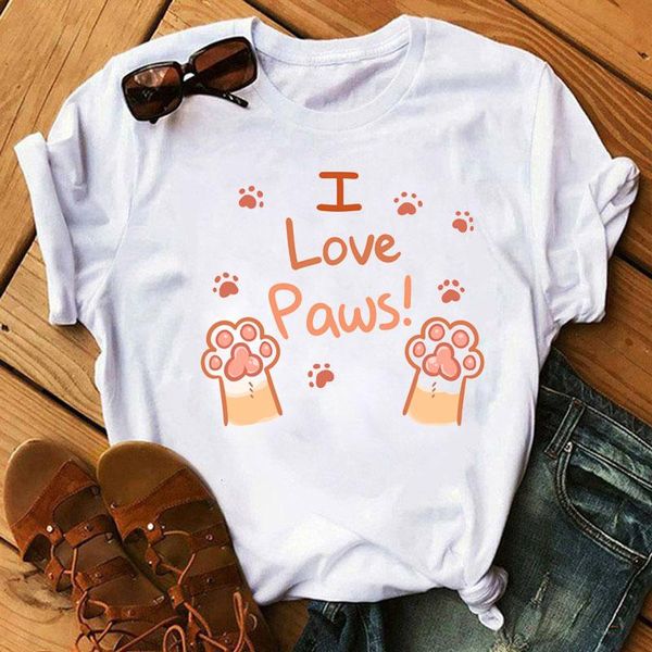 new fashion women tshirt love heart dog paw t shirt women cartoon t-shirt harajuku tee short sleeve cute female tshirts tee bbybaq, White
new fashion women tshirt love heart dog paw t shirt women cartoon t-shirt harajuku tee short sleeve cute female tshirts tee bbybaq, White