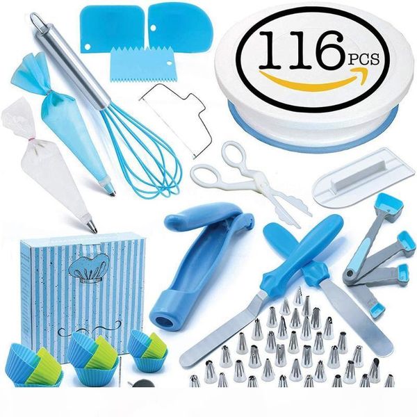 cake decorating tip sets 116 pcs set pastry bag confectionery accessories nozzle stainless cream cake baking tools kitchen diy
cake decorating tip sets 116 pcs set pastry bag confectionery accessories nozzle stainless cream cake baking tools kitchen diy