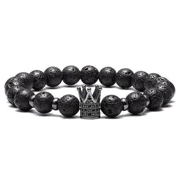beaded, strands jaafar charm cz crown men's bracelet paving black 8mm natural stone beads adjustable and women's jewelry
beaded, strands jaafar charm cz crown men's bracelet paving black 8mm natural stone beads adjustable and women's jewelry