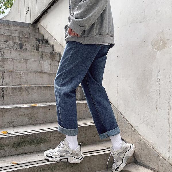 new style wide-leg jeans men korean-style pendant sense washing casual fashion popular brand flow versatile1, Blue
new style wide-leg jeans men korean-style pendant sense washing casual fashion popular brand flow versatile1, Blue