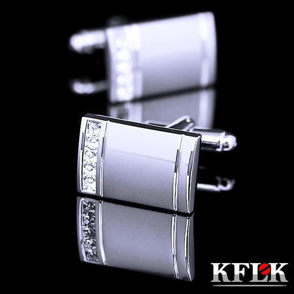 kflk jewelry fashion fashion shirt cufflinks for mens gift brand cuff button crystal cuff link guests 201109, Silver
kflk jewelry fashion fashion shirt cufflinks for mens gift brand cuff button crystal cuff link guests 201109, Silver