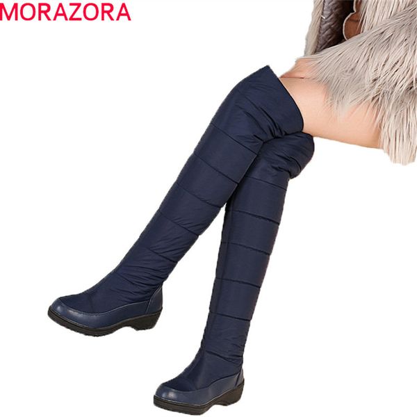 morazora fashion winter keep warm plush snow boots down over the knee boots footwear platform thigh high fur winter boots women 1026, Black
morazora fashion winter keep warm plush snow boots down over the knee boots footwear platform thigh high fur winter boots women 1026, Black