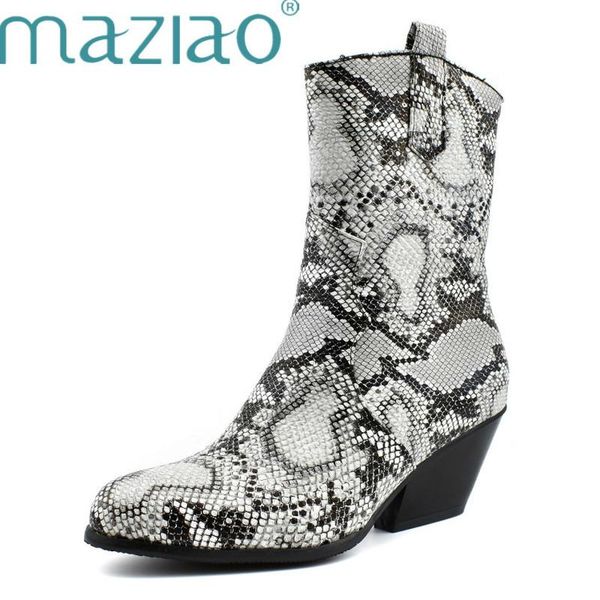 women snakeskin leopard zip square heel pointed toe mid calf boots med heel shoes winter lady fashion classic boots maziao, Black
women snakeskin leopard zip square heel pointed toe mid calf boots med heel shoes winter lady fashion classic boots maziao, Black
