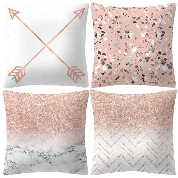 4pcs rose gold pink cushion cover square pillowcase home decoration geometric pattern shiny pillow covers throw pillows #r151
4pcs rose gold pink cushion cover square pillowcase home decoration geometric pattern shiny pillow covers throw pillows #r151