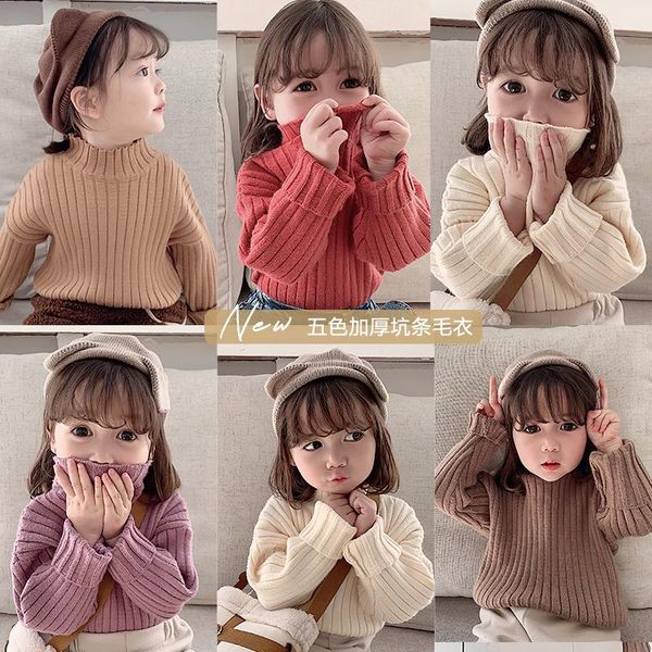 2020 autumn winter new baby girls sweater children leisure solid color thicken warm sweater kids clothing, Blue
2020 autumn winter new baby girls sweater children leisure solid color thicken warm sweater kids clothing, Blue