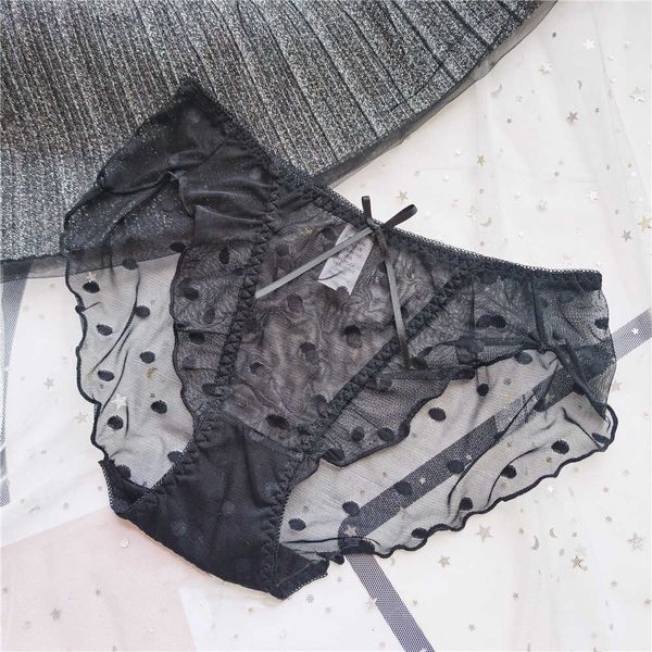 lace perspective traceless breathable women under dots thin net yarn panties fashion comfort underwear, Black;white
lace perspective traceless breathable women under dots thin net yarn panties fashion comfort underwear, Black;white