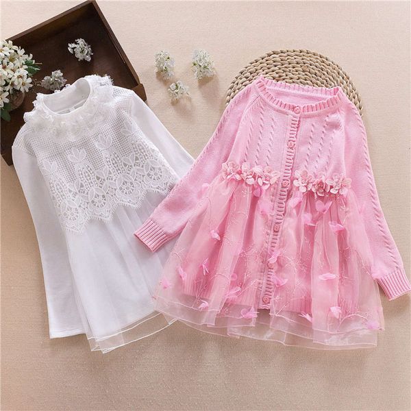 2020 spring and long autumn children's sve girls' t-shirt sweater cardigan two piece skirt too7, Blue
2020 spring and long autumn children's sve girls' t-shirt sweater cardigan two piece skirt too7, Blue