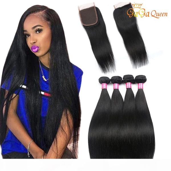 brazilian virgin hair bundles with closure 100% brazillian straight human hair with closure brazillian straight hair weave extensions, Black
brazilian virgin hair bundles with closure 100% brazillian straight human hair with closure brazillian straight hair weave extensions, Black