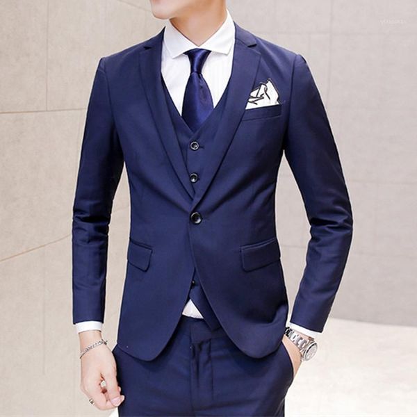 jacket + vest + pants ) men fashion boutique pure color high-grade brand formal business suits groom's wedding dress suits1, White;black
jacket + vest + pants ) men fashion boutique pure color high-grade brand formal business suits groom's wedding dress suits1, White;black