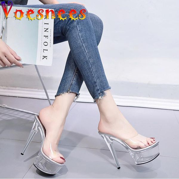 voesnees 2021 new women shoes stripper heels transparent thin heels bling peep toe platform slippers catwalk club slides, Black
voesnees 2021 new women shoes stripper heels transparent thin heels bling peep toe platform slippers catwalk club slides, Black