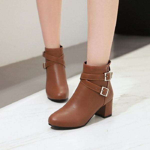 boots the pu leather ankle women winter autumn square high heel zipper round toe woman shoes black large size 31-45
boots the pu leather ankle women winter autumn square high heel zipper round toe woman shoes black large size 31-45