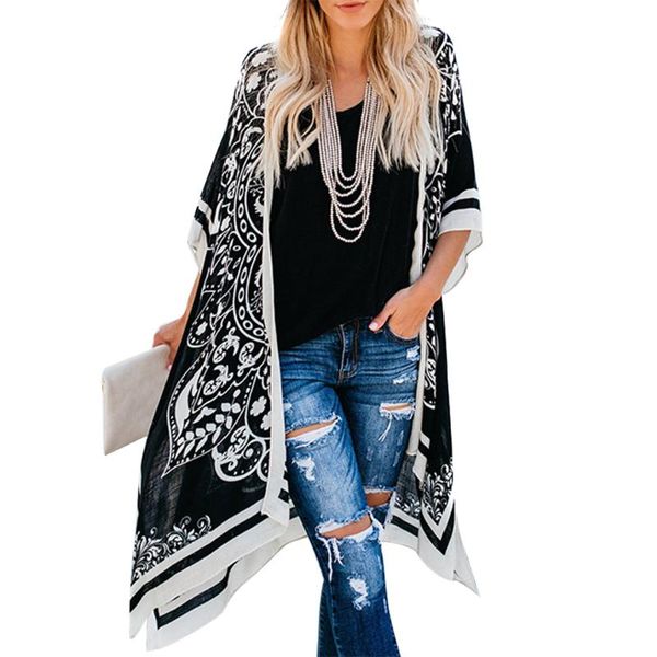 women floral shawl kimono cardigan beach cover up beachwear for summer -mx8, Blue;gray
women floral shawl kimono cardigan beach cover up beachwear for summer -mx8, Blue;gray