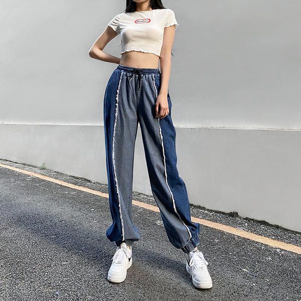 женская улица jeans весна / осень хлопок моды новая тенденция высокой талией lace-up строчка сыпучие ноги широко ноги джинсовые брюки 2020, Blue
женская улица jeans весна / осень хлопок моды новая тенденция высокой талией lace-up строчка сыпучие ноги широко ноги джинсовые брюки 2020, Blue