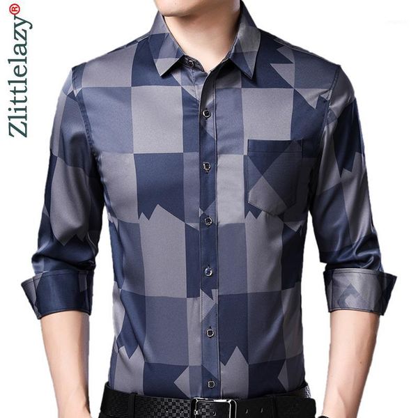 2020 brand casual pocket plaid long sleeve slim fit men shirt streetwear social dress autumn shirts mens fashions jersey 923141, White;black
2020 brand casual pocket plaid long sleeve slim fit men shirt streetwear social dress autumn shirts mens fashions jersey 923141, White;black
