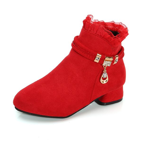 3-12 year little girl ankle spring autumn children's kids shoe princess fashion crystal lace high heels suede leather boots, Black
3-12 year little girl ankle spring autumn children's kids shoe princess fashion crystal lace high heels suede leather boots, Black